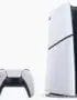 PlayStation 5 Slim Disc Used white console with controller